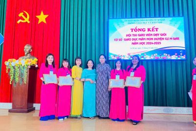 Hội thi giáo viên dạy giỏi cơ cở Giáo dục Mầm non cấp huyện Năm học 2024-2025