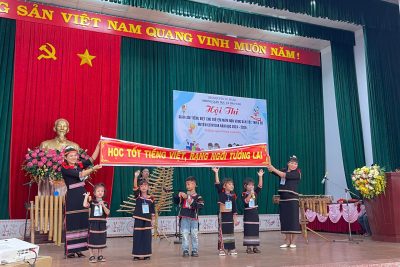 Hội thi Giao lưu Tiếng Việt cho trẻ mầm non vùng dân tộc thiểu số cấp huyện năm học 2024-2025