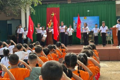 HÀNH TRÌNH KHÁM PHÁ NGÔI TRƯỜNG MỚI KHI CÁC BÉ LỚP 5-6 TUỔI KHỐI LÁ GHÉ THĂM TRƯỜNG TIỂU HỌC
